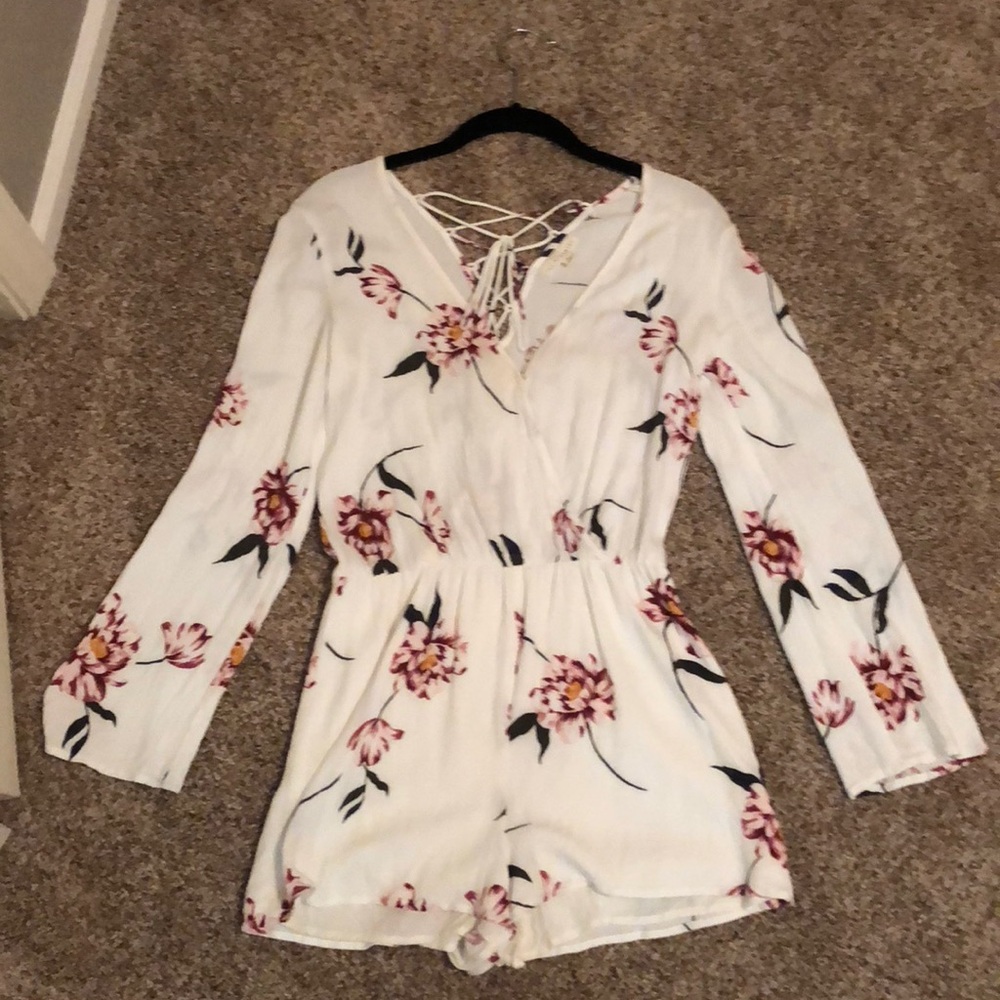 L.A. Hearts flower romper